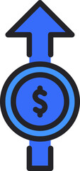 Sticker - profit icon