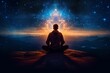 © inspiretta - Person meditating and gaining inner power and peace, generative ai image, spiritual transformation concept