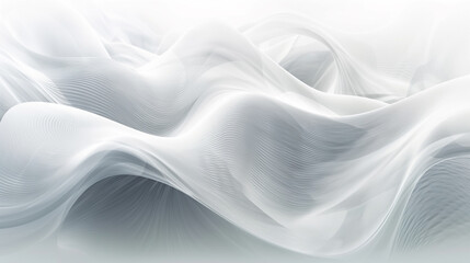 Wall Mural - Abstract Background with transparent 3D Wave