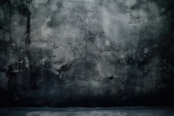 Canvas Print - monochromatic image of a textured concrete wall Generative AI