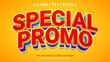 © hiznysyahril - Special sale promo 3d editable text effect