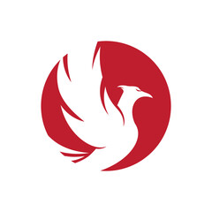 Poster - Phoenix fire bird logo