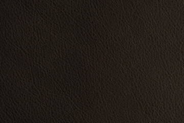 Canvas Print - Dark brown natural fine leather background