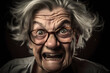 © Mihai Zaharia - An old woman who is extremely angry and furious. Generative AI