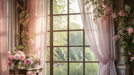 Serene English Garden Windows