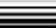 Line Fade Pattern. Faded Halftone Black Lines Isolated On White Background. Degraded Fades Stripe For Design Print. Fadew Halftones Strip. Fading Linear Gradient. Geo Transition. Vector Illustration