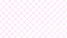 Diagonal Pink Checkered In The White Background