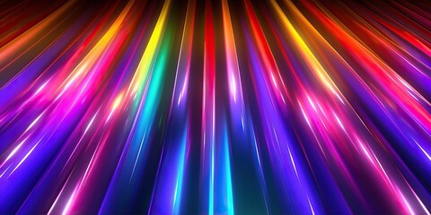 Wall Mural - vibrant technology neon colorful background, generative ai