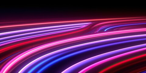 Poster - vibrant technology neon colorful background, generative ai