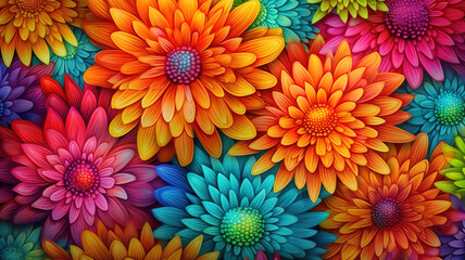 Pattern, Bright color. Generative ai