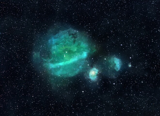 Wall Mural - emission nebula in auriga