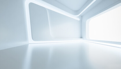 Wall Mural - futuristic design interior room