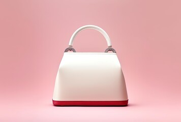 Wall Mural - white handbag by ralston porter, generative ai