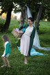 © alexkich - mother with daughter at a picnic