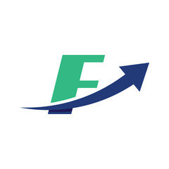 Poster - Growth Investment Logo Letter F