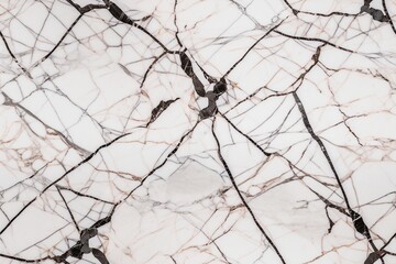 Canvas Print - Realistic nature marble texture seamless pattern. Mineral endless tile background. AI generative image.