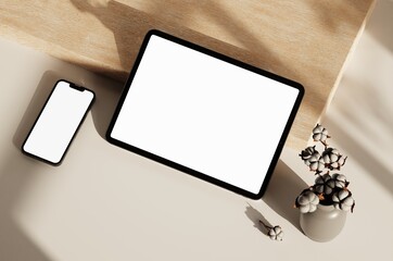 Responsive Web Design and website Mockup, Devices Mock up, Smartphone desktop tablet laptop template Mockup