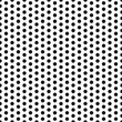 Metal perforated texture mesh. Metal panel with round holes seamless pattern. Steel circle perforated grid sheet background. Carbon fiber texture. Dotted grid seamless background. Vector illustration.