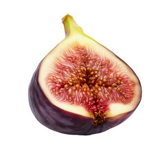 fresh figs isolated on white