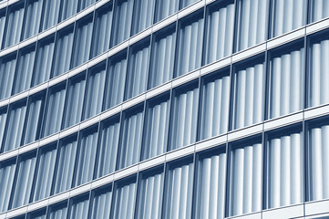 Aufkleber - Exterior of modern architecture. Building abstract background