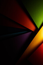 Abstract Colorful Spectrum Texture. Diagonal Stripes Paper Background