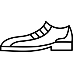 Canvas Print - Formal Shoes Icon