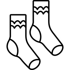 Canvas Print - Pair of Socks Icon