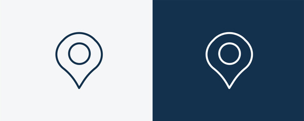 Wall Mural - symbol icon. outline symbol icon from social media marketing collection. linear vector isolated on w