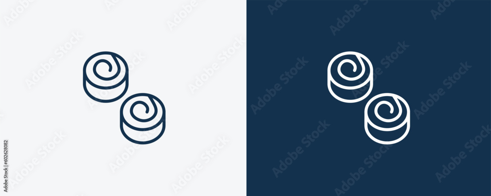 cinnamon roll icon. Outline cinnamon roll icon from hotel and ...