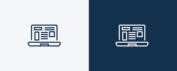 Wall Mural - program interface icon. outline program interface icon from information technology collection. linea