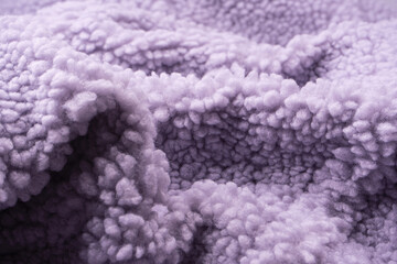 Wall Mural - Purple fur texture as a background.