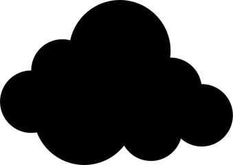 Wall Mural - cloud shape design element