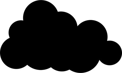 Wall Mural - cloud shape design element