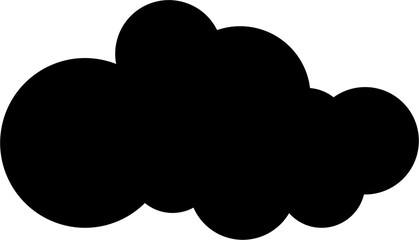 Wall Mural - cloud shape design element