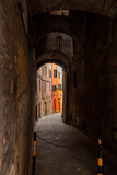 Fototapeta Uliczki - Generic architecture and street view in Siena, Tuscany, Italy