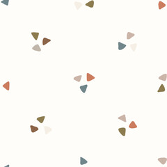 Wall Mural - triangle scandinavian seamless pattern. repeating hand drawn scandinavia background. repeated modern