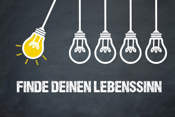 Poster - Finde deinen Lebenssinn	