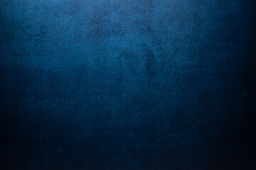 pared de cemento enlucido y pintado de azul, fondo abstracto azul