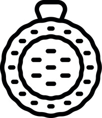 Sticker - Juicy jackfruit icon outline vector. Exotic fruit. Natural vitamin