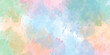 © Ahmad Araf - Abstract gradient colorful watercolor background on white paper texture. Abstract banner and canvas design, texture of watercolor.