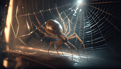spider on the web
