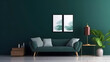 © LetsRock - Minimalist Interior of modern living room 3D rendering, generative ai