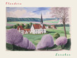 Lanaken: Post card design with Town in Belgium and the city name Lanaken