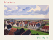 Wevelgem: Post card design with Town in Belgium and the city name Wevelgem