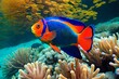 Unterwasserwelt mit Fischen und Korallen