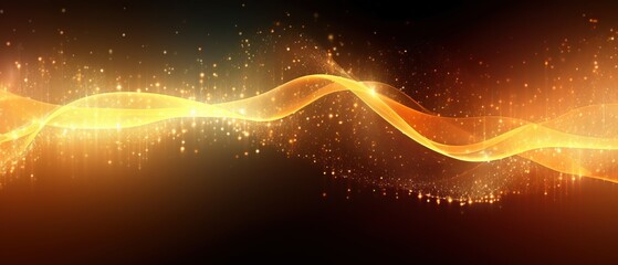 Wall Mural - abstract background of futuristic glowing waves design on a black background. created with generativ
