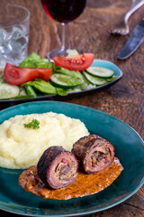 Wall Mural - german meat roulade