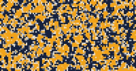 Wall Mural - animated multicolored pixel background. 4k resolution abstract pixel motion design transition. pixel