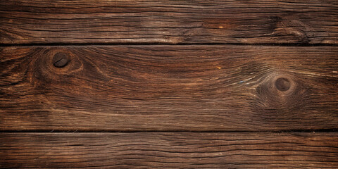 Wall Mural - Wood planks texture background, old dark brown wooden wall, generative AI