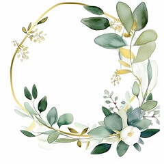 Wall Mural - Watercolor floral illustration bouquet set collection, wedding stationary, flower background